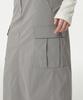 Musinsa Standard Woman Women'S Cargo Maxi Skirt [Light Grey]