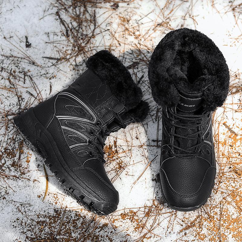 Женские зимние бархатные зимние ботинки — фото 15