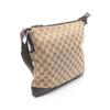 Used GUCCI GG canvas Shoulder Bag 145857 canvas leather Beige Brown Used Women