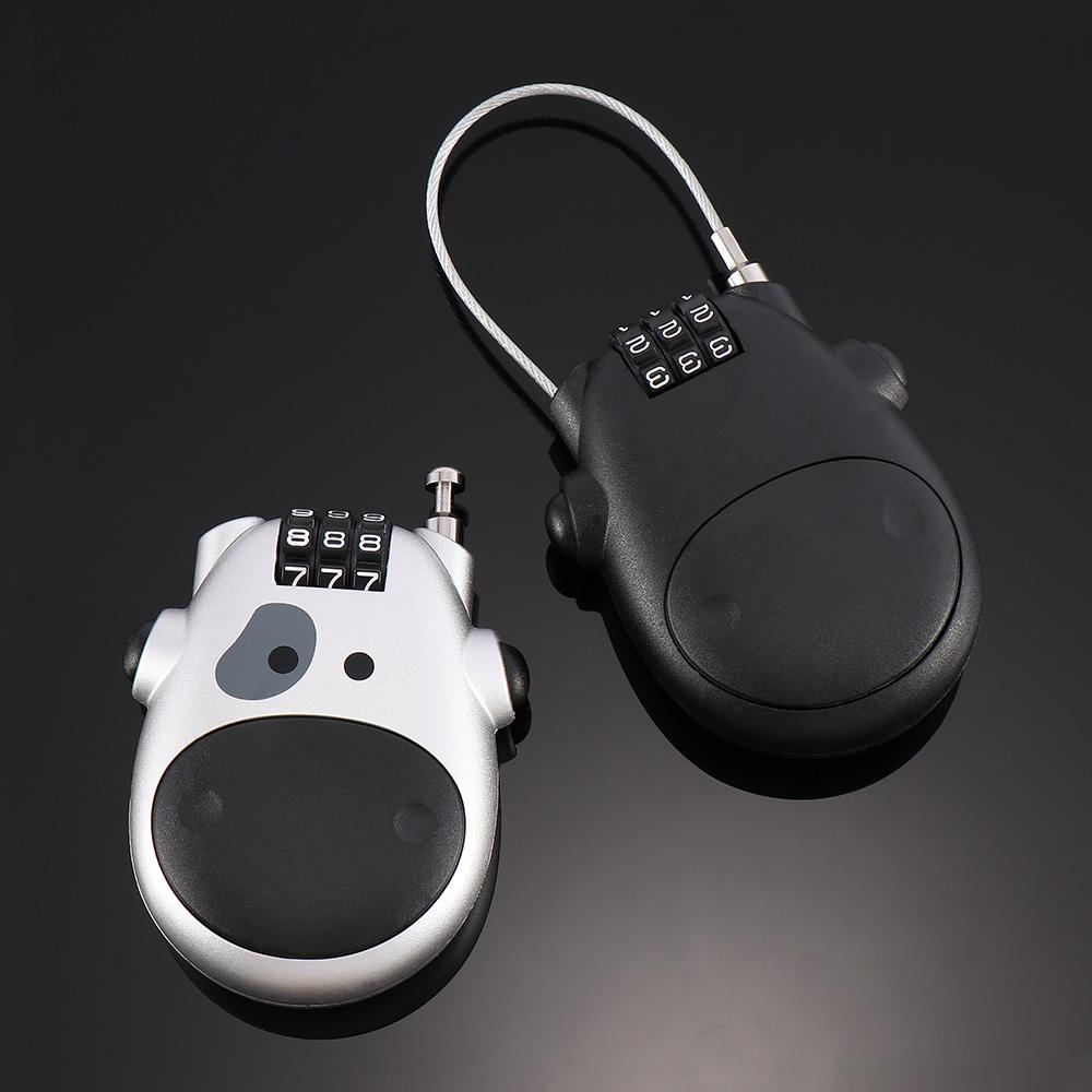 Digit Safety Password Padlock Motorcycle Helmet Lock Travel Accessories Luggage Combination Lock