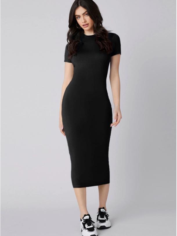 New European & American Style Women's Sexy Slim Fit Hip Wrap Dress