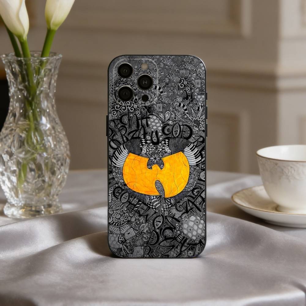 Wu-Tang Wu T-Tang C-Clan Ultra  Phone Case For iPhone 17,16,15,14,13,12,11 Plus,Pro Max,XS,Soft Silicone Black Cover