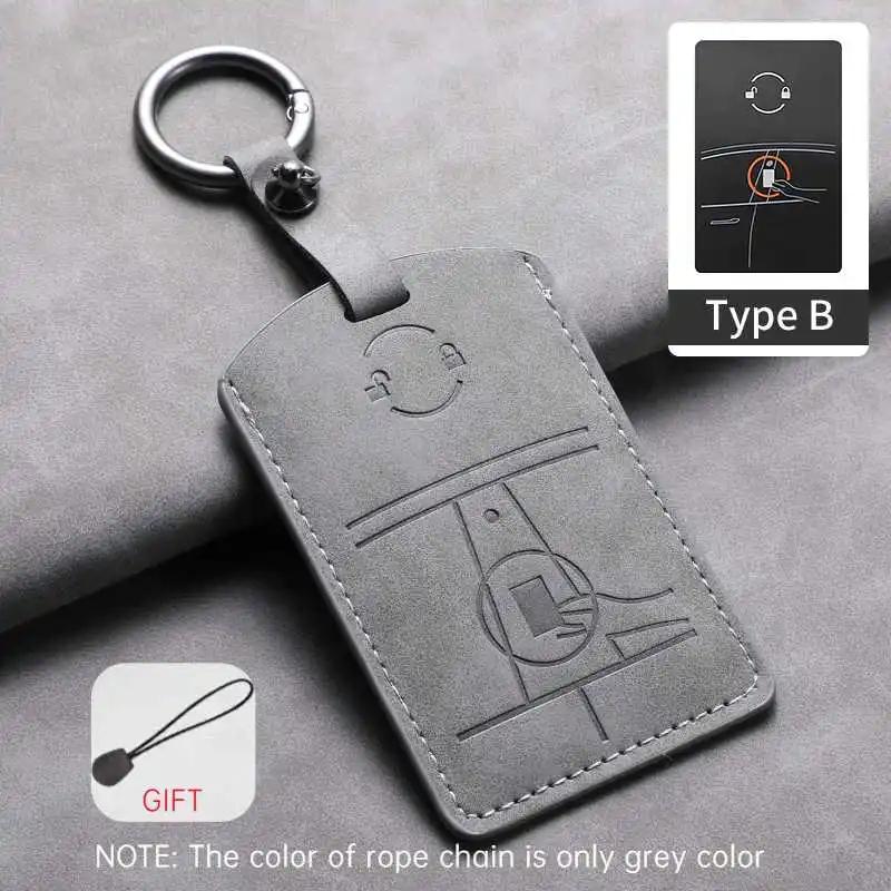 NFC Card Car Key Case Cover Holder Leather Protector Shell for Tesla Model 3 Model Y Energy Inductive Card Anti Fall Key Cover