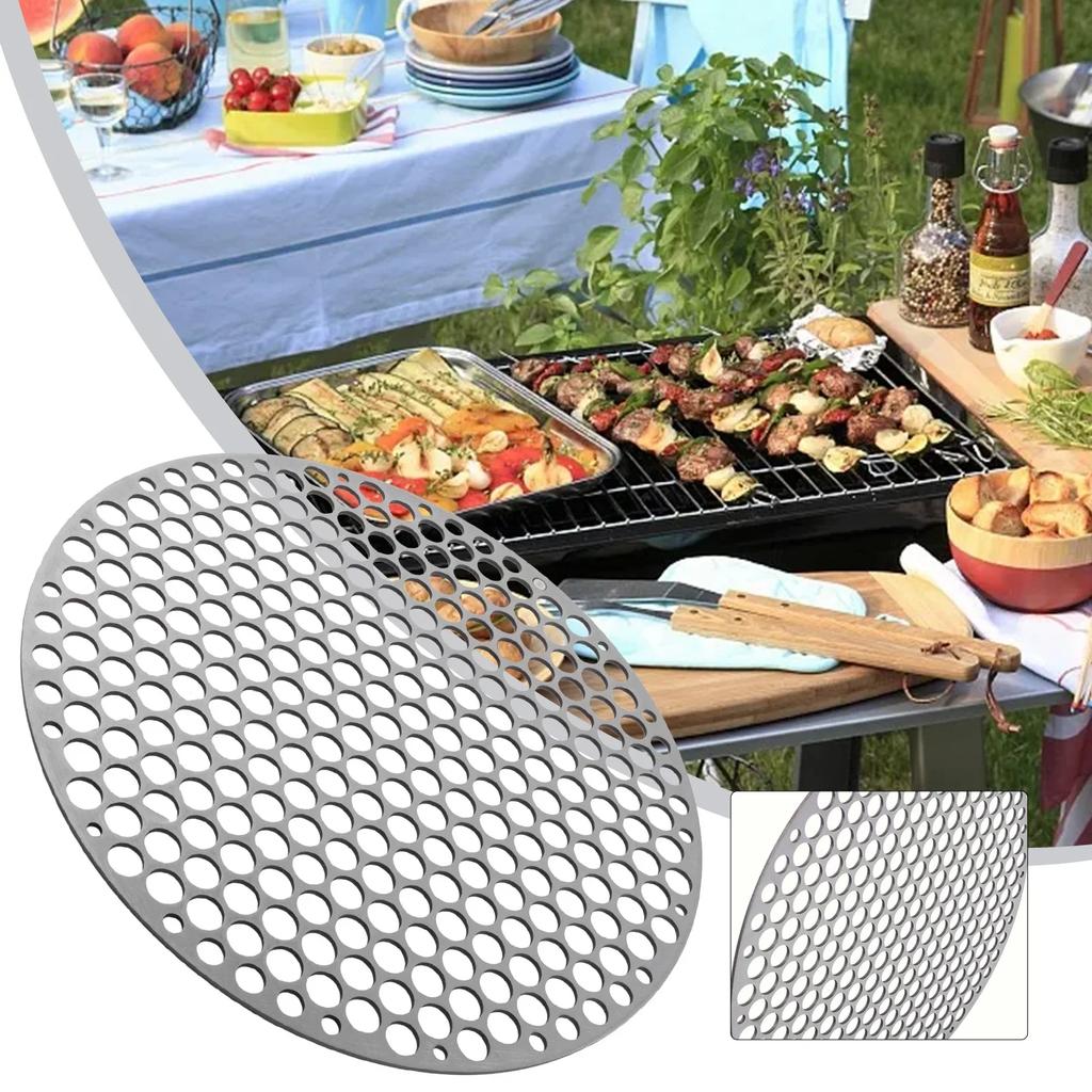 Eisen Mesh BBQ Mat Grid Kochen im Freien Grill Net Barbecue Rack Grill Mesh Antihaft BBQ Net Barbecue Zubehör