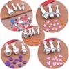 3 PCS DIY Fondant Stamps Multi-Shape Baking Accessories for Fondant Cake Cookie