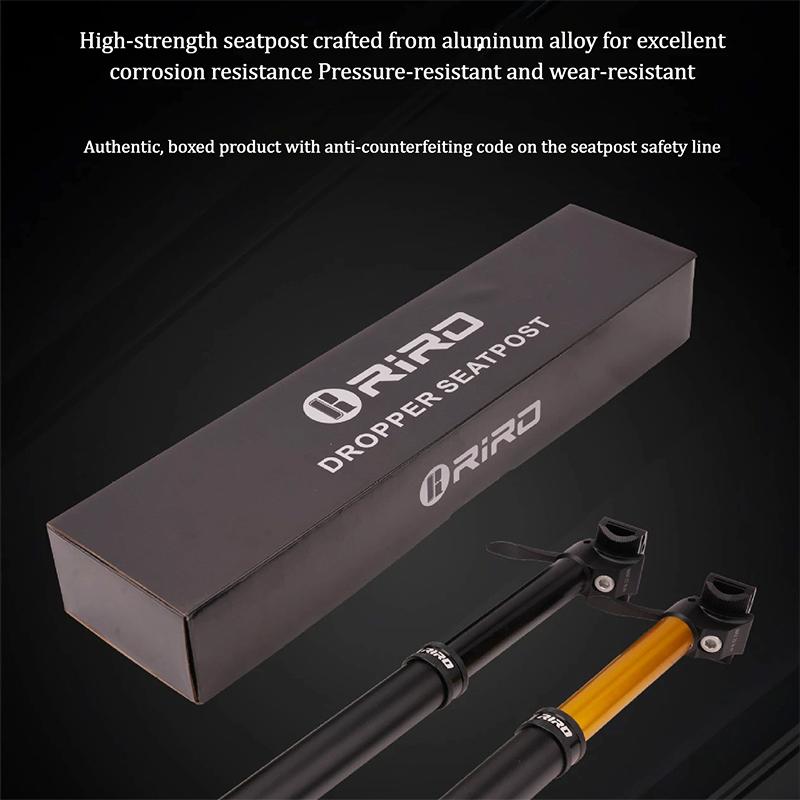 Bike Dropper Seatpost 350mm/400mm MTB Bicycle Saddle Post Adjustable Aluminum Alloy Mountain Road Bike Cycling Chair Tube Part
