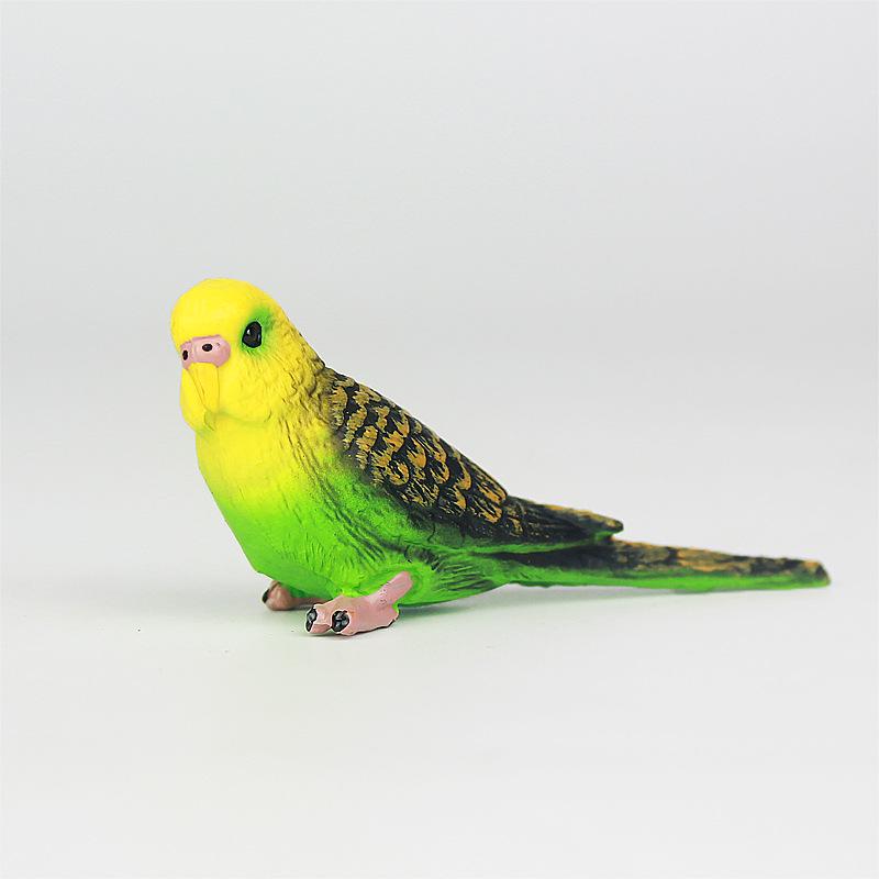 Wild Animal Parrot Model - Plastic Toy for Kids, Science and Education, Micro Landscape Ornament