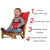 Adjustable Color Portable Dining Chair Safety Strap for Infant
