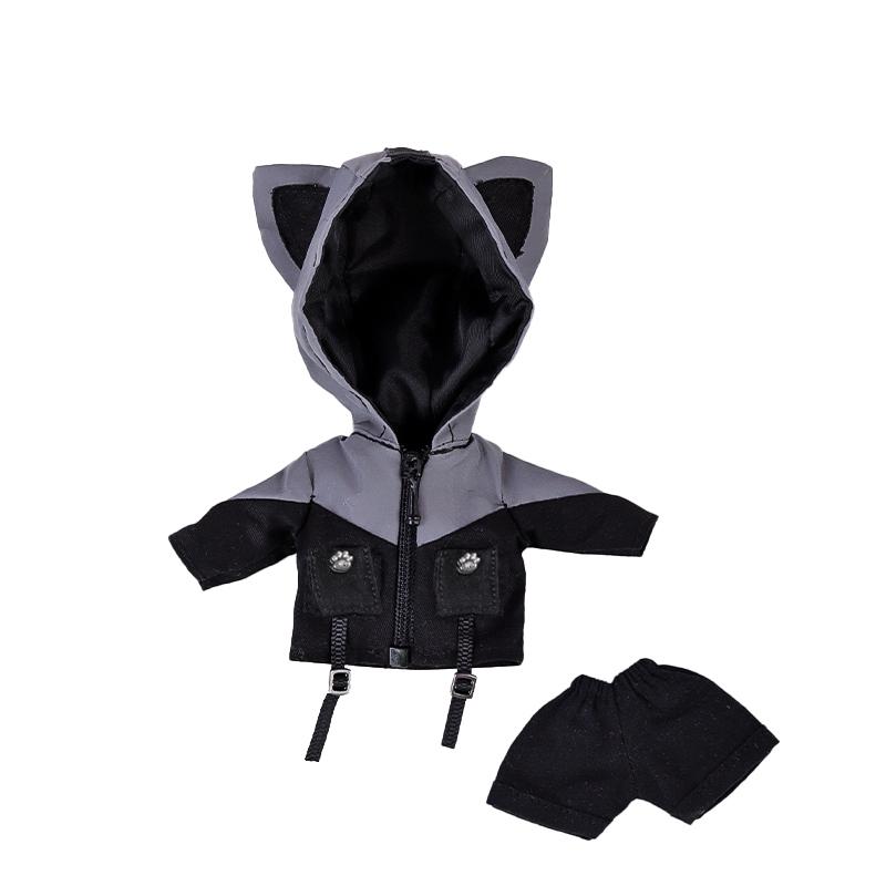 Poppen Accessoires Casual Kleding Pop Reflecterend Jack Sportkleding Decoratie Ob11 Kleding Cool Handgemaakte Pop Jas Obitsu11