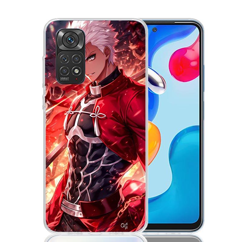 Fate Zero Stay Night Archer Phone Case For Xiaomi Redmi Note 15 14 13 12S 12 Pro Plus 11S 11E 11 11T 10S 10 Art Soft Pattern Cov