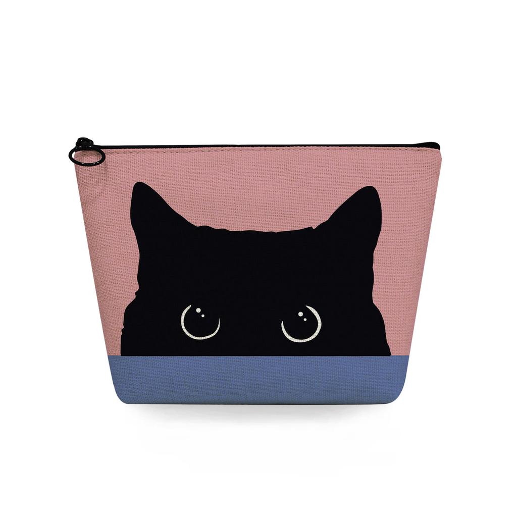 Women Cat Print Cosmetic Bag Toiletries Organize Travel Storage Case 6789