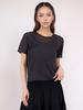 ACUD Half Sleeve Sheer Knit_Grey