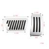 Daefar FootRest Gas Brake Pedal Cover Case for Mitsubishi Lancer Outlander ASX Pajero Eclipse Grandis FORTIS