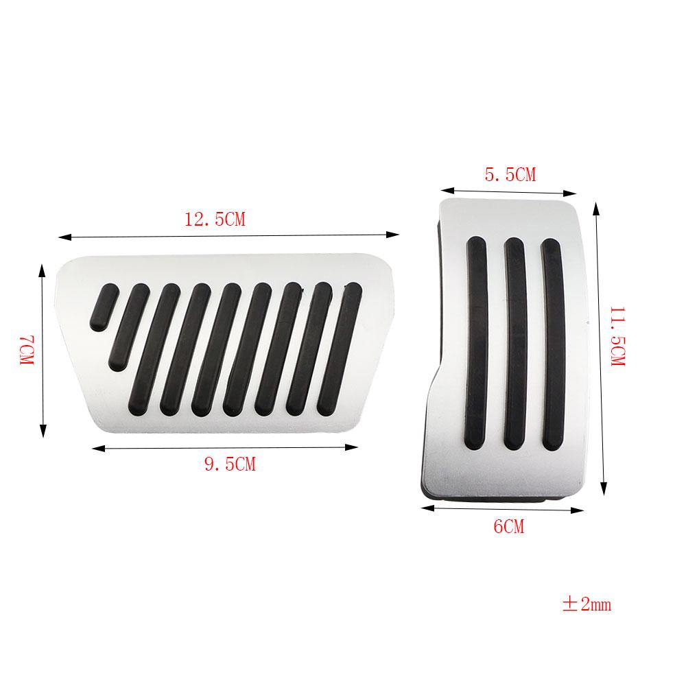 Daefar FootRest Gas Brake Pedal Cover Case for Mitsubishi Lancer Outlander ASX Pajero Eclipse Grandis FORTIS