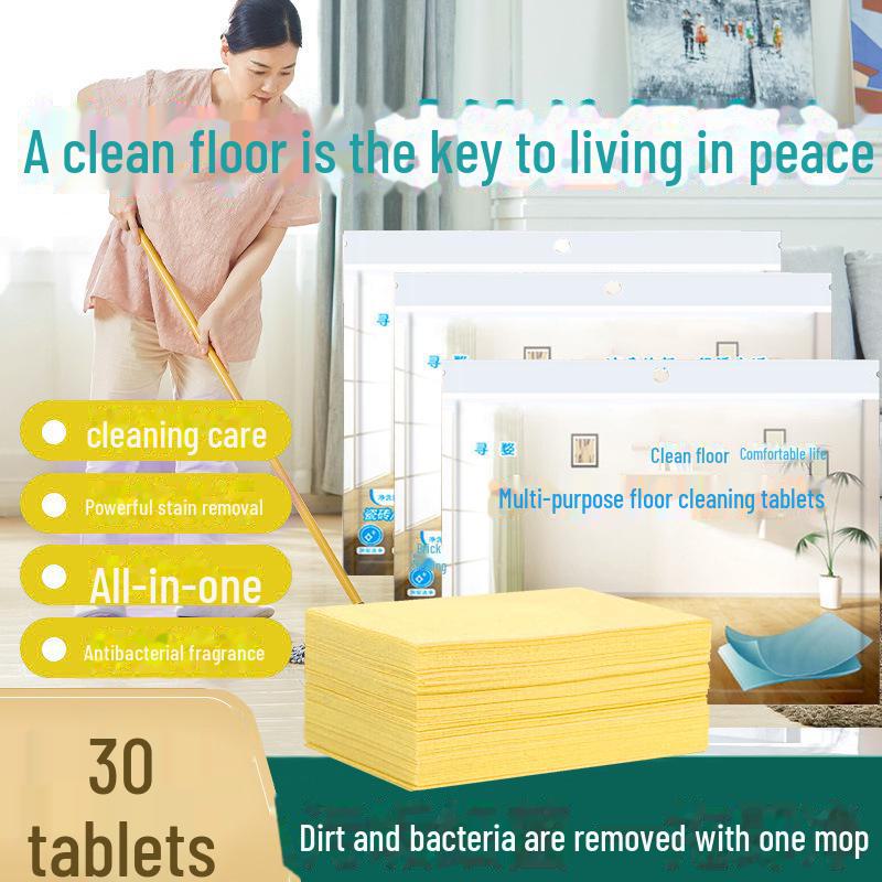 

Таблетки для миття підлоги: Дезінфекція та видалення накипу з довготривалим ароматом для дерев яних, плиткових та туалетних поверхонь 30 pieces жовтий