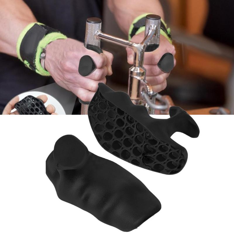 Workout Hand Grips For Men Silicone Non-slip Weightlifting Fingerless Grips Wrist Wraps Exercise Support Accessories Gymnastics