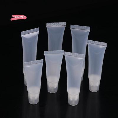 10Pcs Empty Lipstick Tubes Set 5/10/15ml Clear Lip Gloss Containers Soft Squeeze Lip Balm Makeup Soft Tube for DIY Beauty