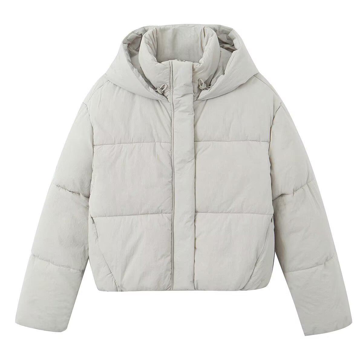 

Женское осенне-зимнее повседневное хлопковое пальто-пуховик с капюшоном TAOP&ZA Extra Small