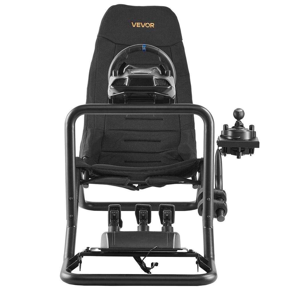Racing Wheel Stand, Heavy-Duty Integrated Simulator Cockpit Steering Stand, Fit Logitech G25,G27,G29,G920,G923, Thrustmaster T300RS,TX