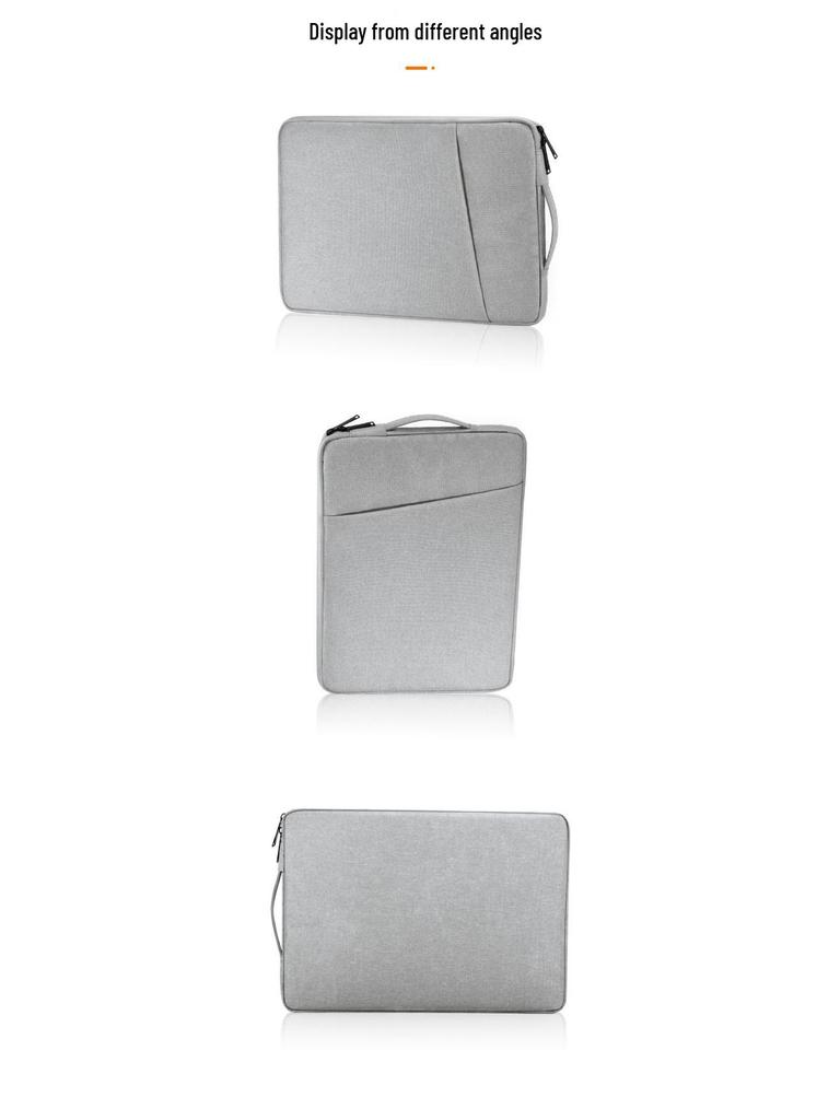 Water-Resistant Large Capacity Shockproof Laptop Bag with Thick Flannel Interior