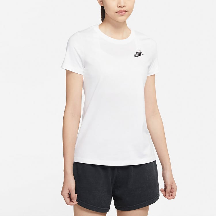 Nike Set in Sleeve T Shirt Women's White DJ6296-100
