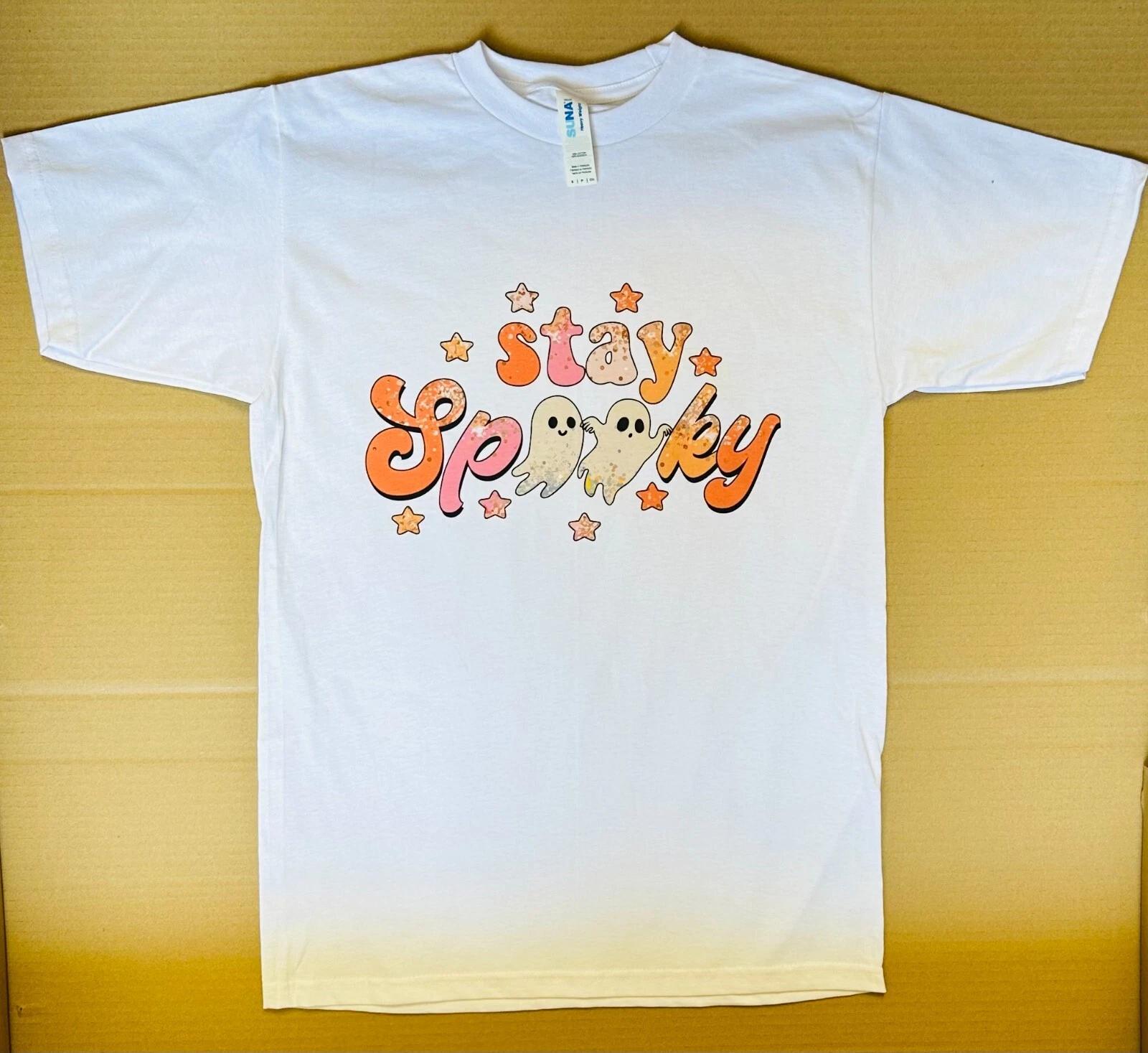 Stay spooky halloween graphic T-shirt 2XL