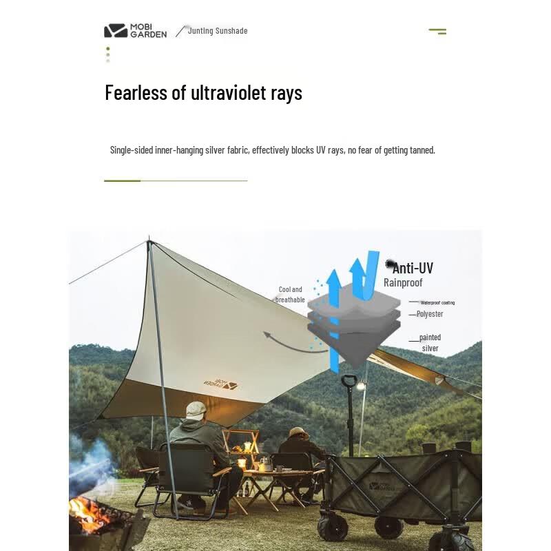 MOBIGARDEN Outdoor Camping Tarp