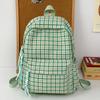 Children's Schoolbags Elementary School Students Junior High School Students Plaid Backpacks