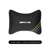 VFO1   Leather Car Seat Headrest Memory Foam Comfort Neck Pillow Auto Interior For Mercedes Benz AMG A/B/C/E/S ClassW206 W220 W211 W212