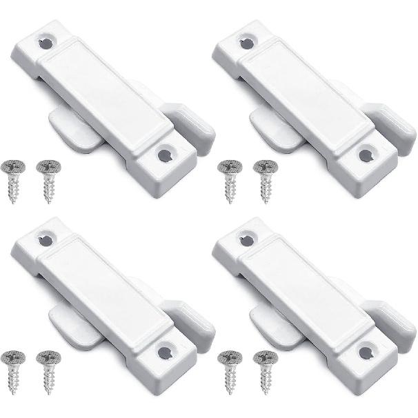 Pack Of 4 Window Sash Lock Mounting Hole Centers Elegant Finish For Vertical And Horizontal Sliding Window Daily Use