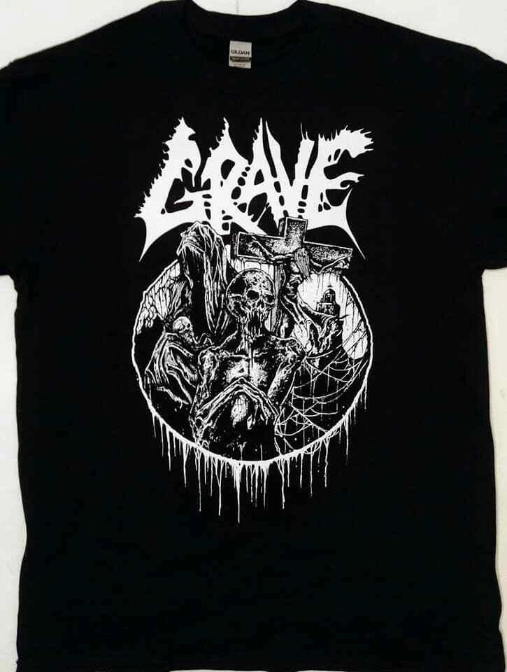 

New GRAVE T-shirt Grindestroy Gift Fans Black Unisex S-234XL E020 3XL