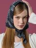 Thick UV Protection Bandana Bohemian Hair Headscarf Handkerchief [BLACK] Autumn/Winter Ver.