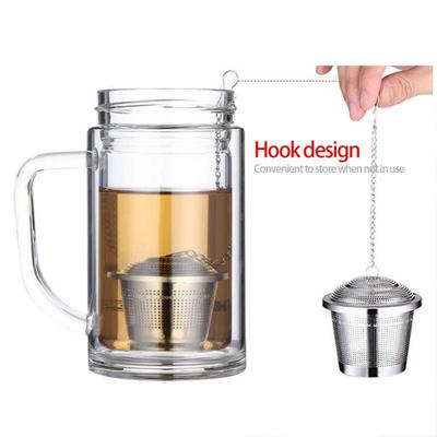 Tea Ball Stainless Steel Sphere Strainer Mesh Infuser Locking Spice Filter