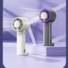 Portable Silent Semiconductor Ice Pack Fan: Handheld, Foldable, Desktop-Use, Cold Compress