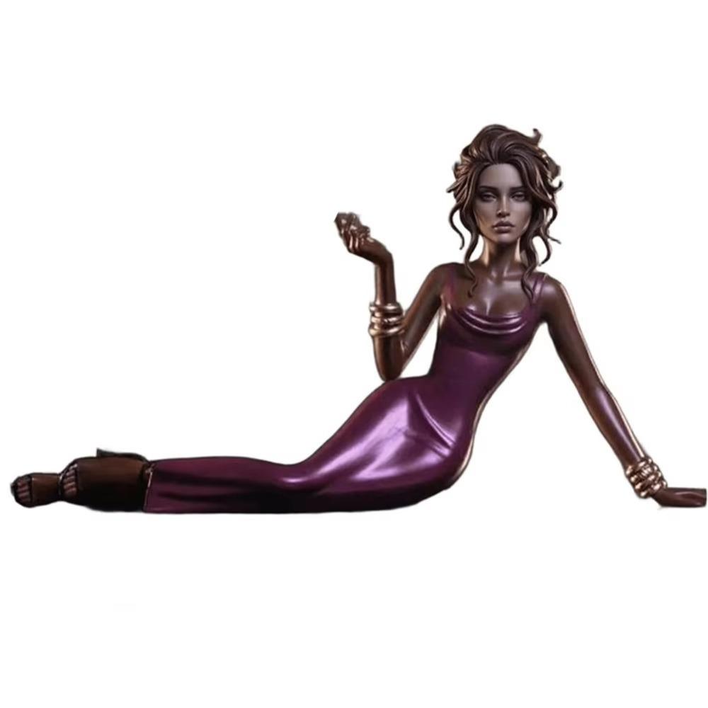 Creative Aroma Statue Stand Handcrafted Incense Burning Tray Women Figurine Incense Burner  Home