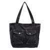 Denim Bags Women'S Fashion Fashion One Shoulder Oblique Span Bag College Students Class Multi-Pocket Commuter Tote Bag