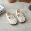 New Girls Flat Shoes Floral Lace Sweet Children Mary Jane Shoes Breathable School Causal Kids Fashion Dress Princess Shoes 21-30
