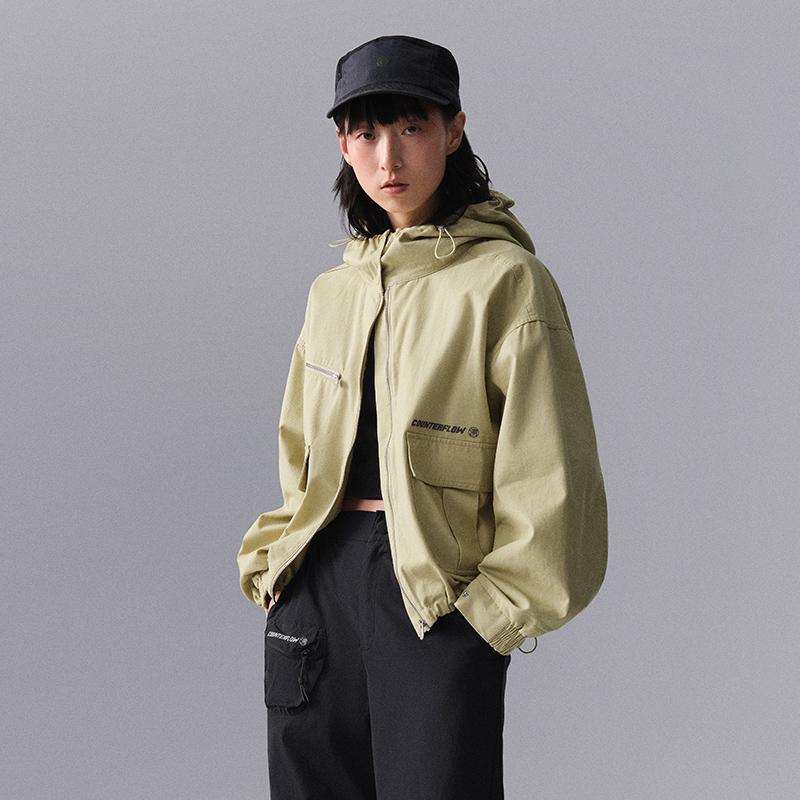 Li Ning CF Surrealismus Einfarbig Warm Locker Sportjacke Damenjacke AFDU710-1