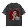 Dexter Morgan Harry's Code Vintage Washed T-shirts Men's Women Clothing Casual T Shirts Gothic Cotton T-shirt