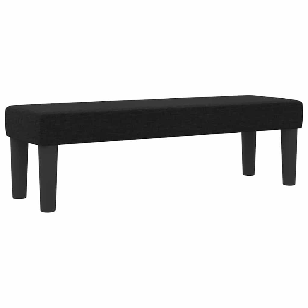 Box Spring Bed with Mattress Black 180 x 200 cm Fabric