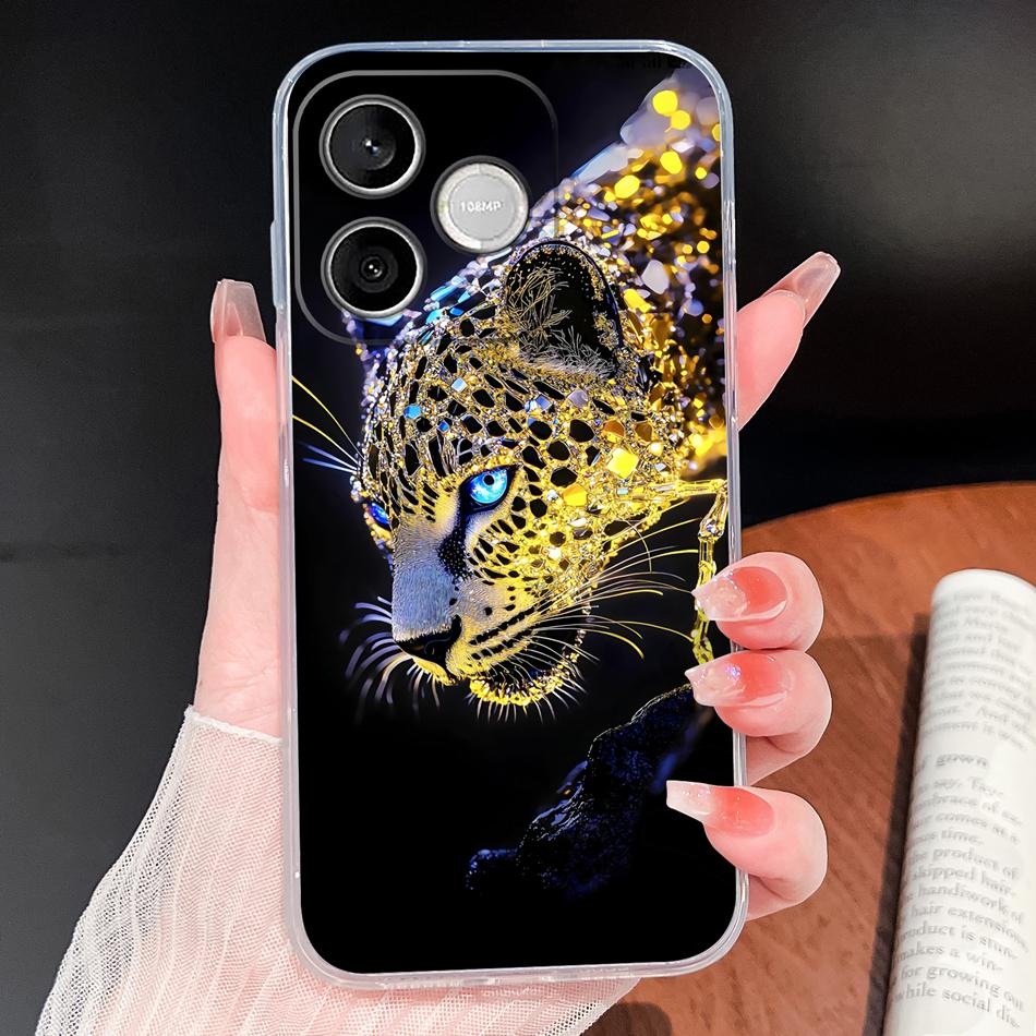 Phone Case For Honor 600 Lite 500 Smart 5G Cute Fish Bubble Phone Cover Soft Transparent Silicone Anti Slip Lightweight Funda
