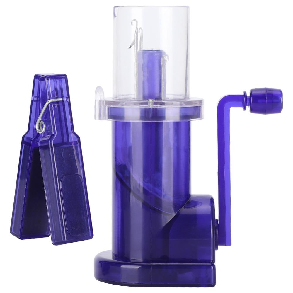 Mini Hand Knitting Machine Purple Cord Knitting Machine Braiding Thread Device  Household Use