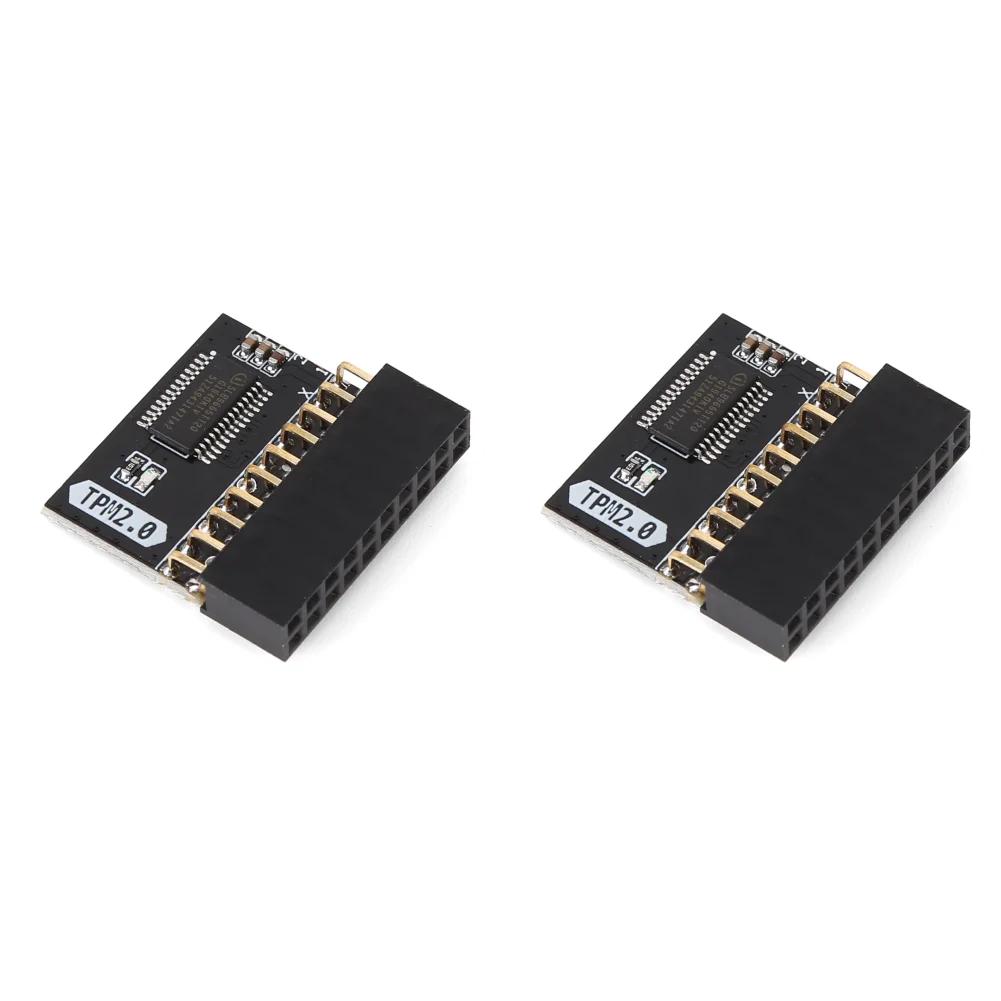 TPM 2.0 Encryption Security Module 20 Pin Motherboard Card 4 GB Professional Audio Equipment for ASUS Gigabyte for WIN11 System