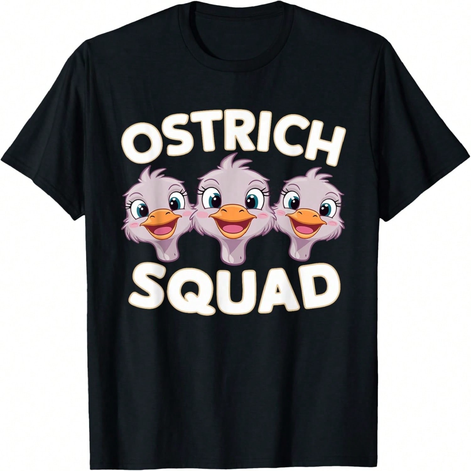 Ostrich Print Landscape - Cute Ostrich T-Shirt S разноцветный