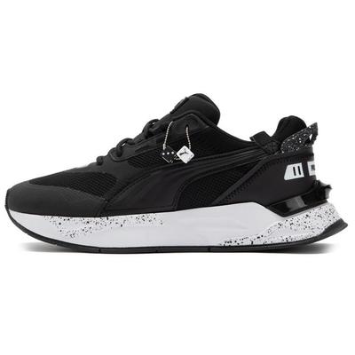 Mirage Sport Tech Chance Fabric Leather Sneakers Unisex Sneakers Black White 386625-02