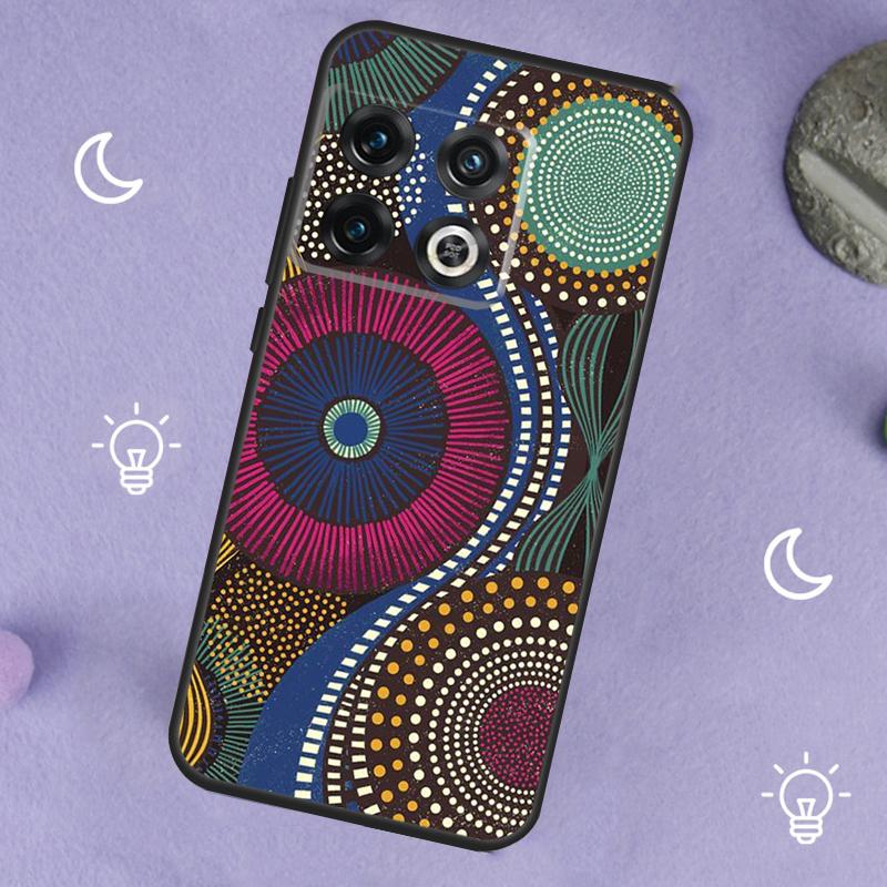 African Print Fabric Case For OnePlus 13R 12R 10R 13T 15 13 12 11 8T 10T Nord CE 4 3 2 Lite N20 N30 Nord 5 Cover