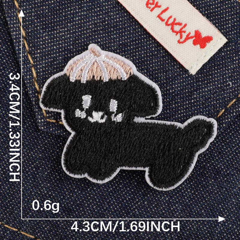 Korean Cartoon Animal Embroidery Patch: Cute DIY Accessory for Clothing