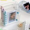 M5 Widening Double Button Transparent Pvc Soft Cover Binder Cover Journal Sketchbook Accessories Diary Office Supplies