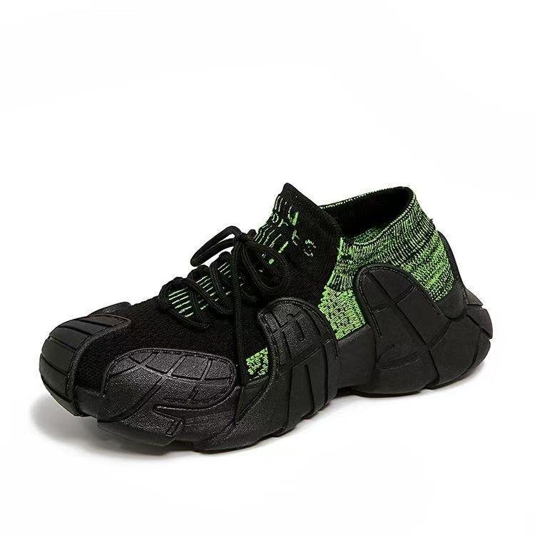 Breathable fly-woven socks shoes women's shoes 2025 new coconut shoes platform-soled sports casual shoes soft-soled non-slip running shoes women