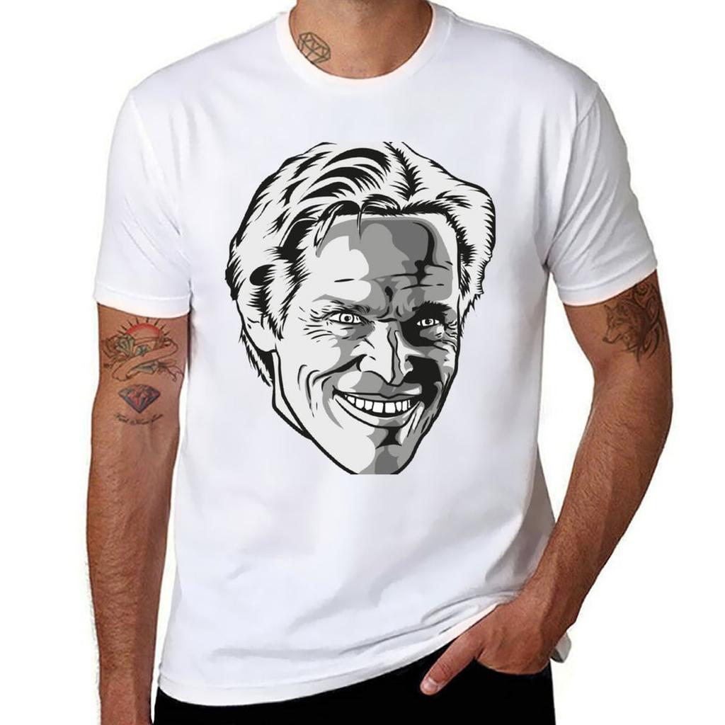 Willem Dafoe Tshirt Lightweight Gym Training Tshirt